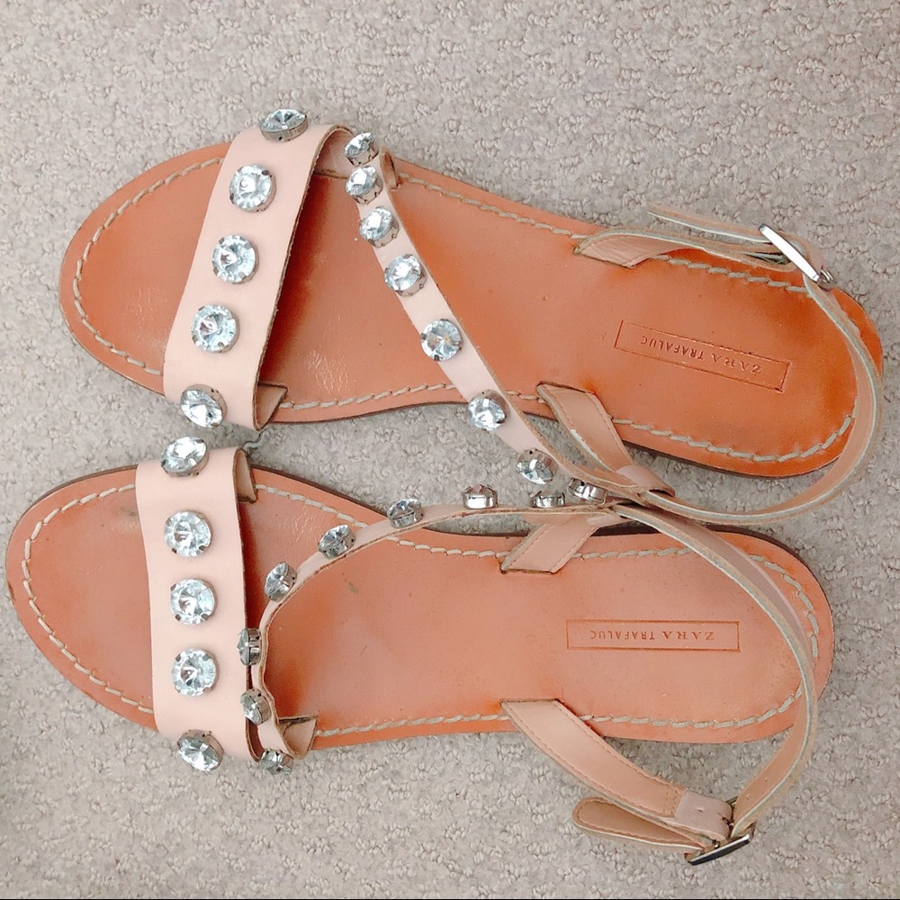 Zara leather sandals